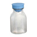 エムアイケミカル 散薬瓶(PC製)透明 キャップ:青300CC