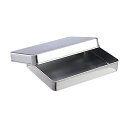 片桐医科工業 深型ステンレスバット(フタ付) 0号 180X120X50MM(4)
