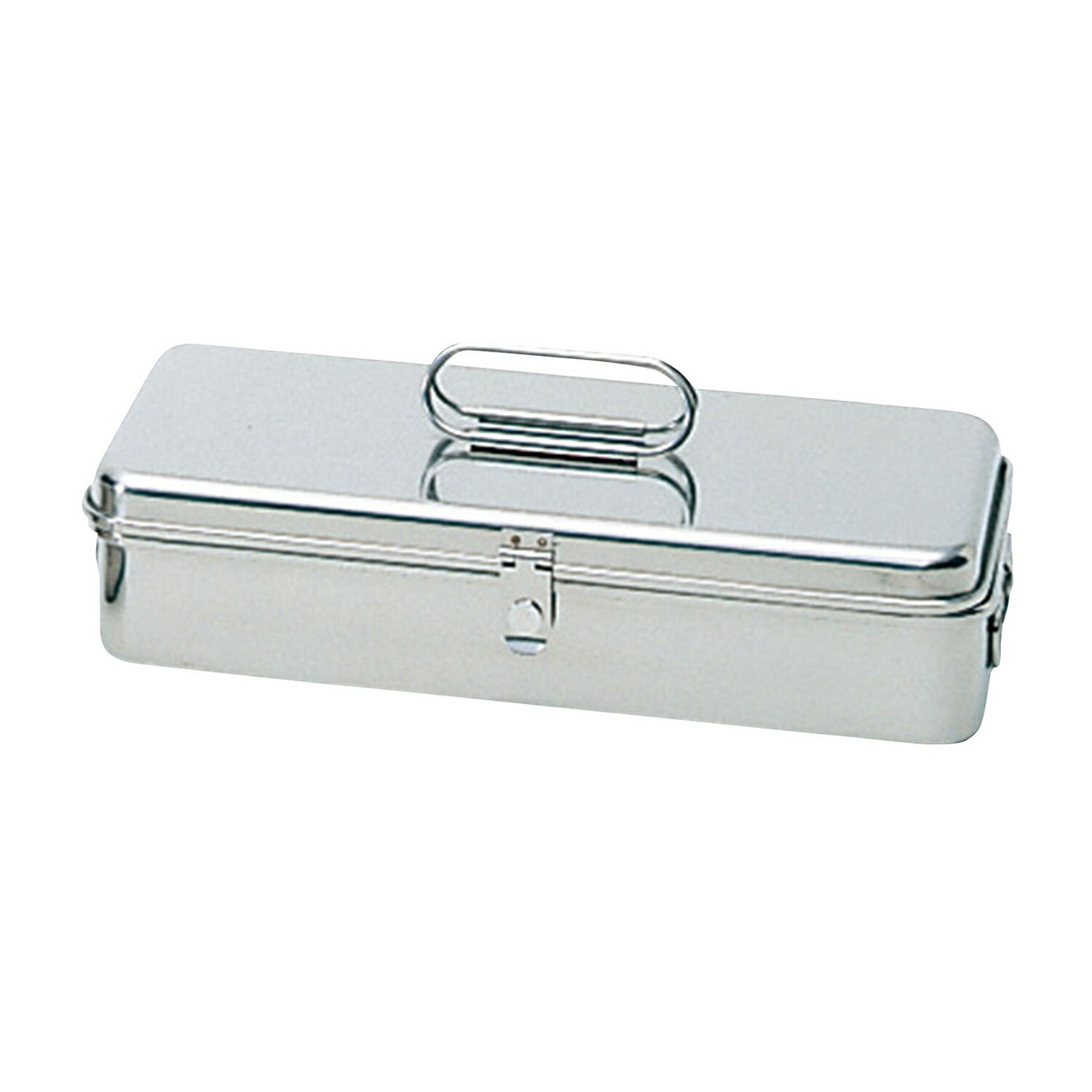 片桐医科工業 蝶番付ステンレスバット（細長）大 大 KM-1173(260X125X55MM