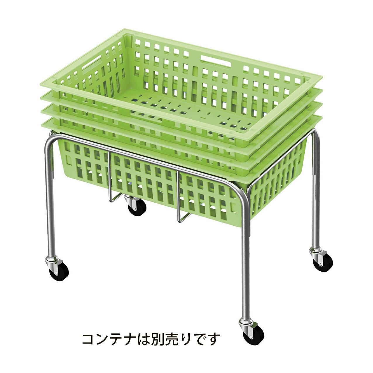 河淳 コンテナ用ドーリー（64コンテナ用） 64コンテナ用 KAWAJUNMCR023CC