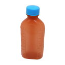 エムアイケミカル 投薬瓶PPB茶(滅菌済) キャップ:青100CC(10ポンX20フクロイリ)(4)