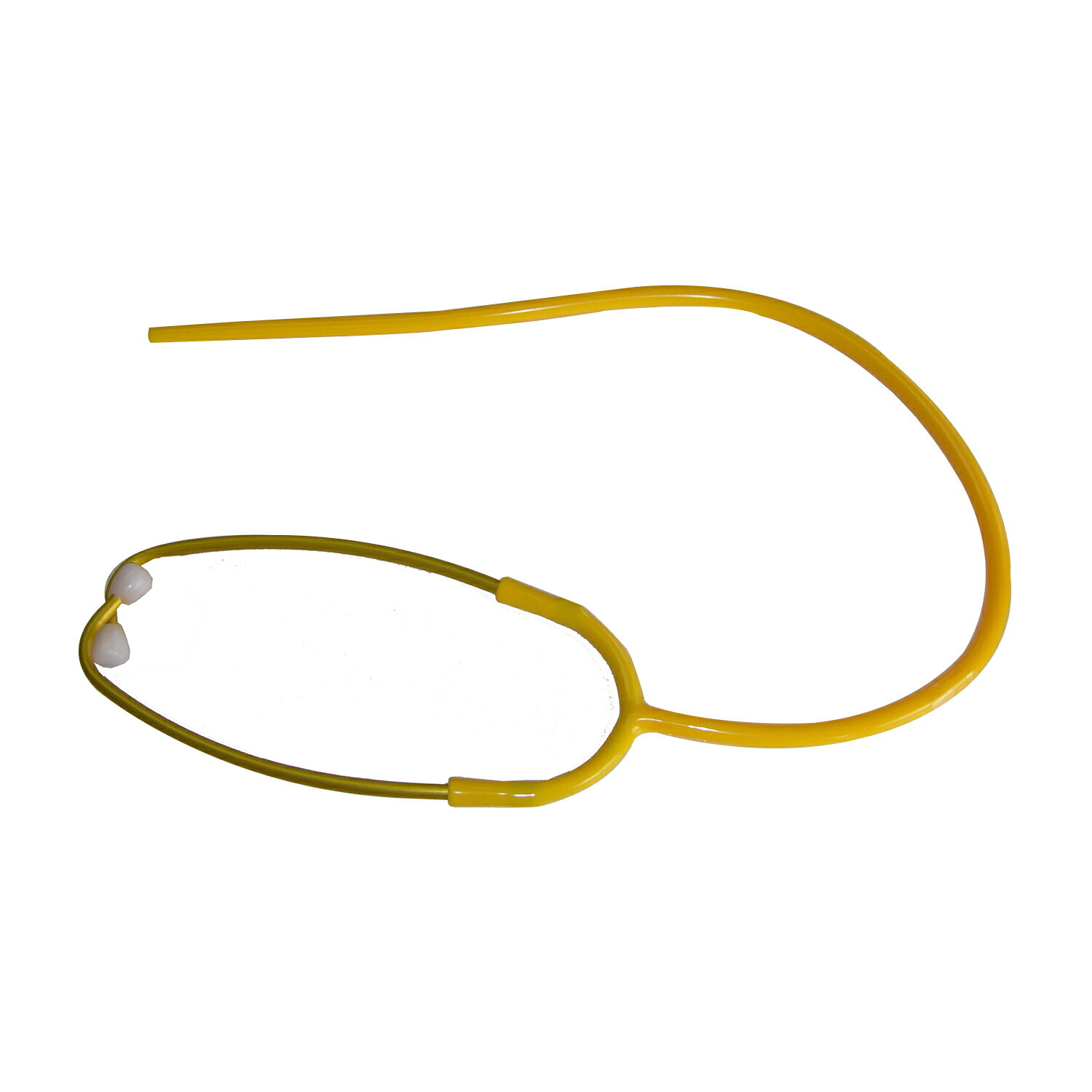 ケンツメディコ 聴診器用耳金具・カラーチューブセット 内バネ式（カラー） 黄ウチバネシキ