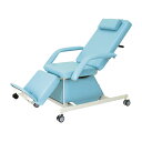 高田ベッド製作所 電動治療チェア(キャスター付) ビニルレザースカイブルーTB-577-01
