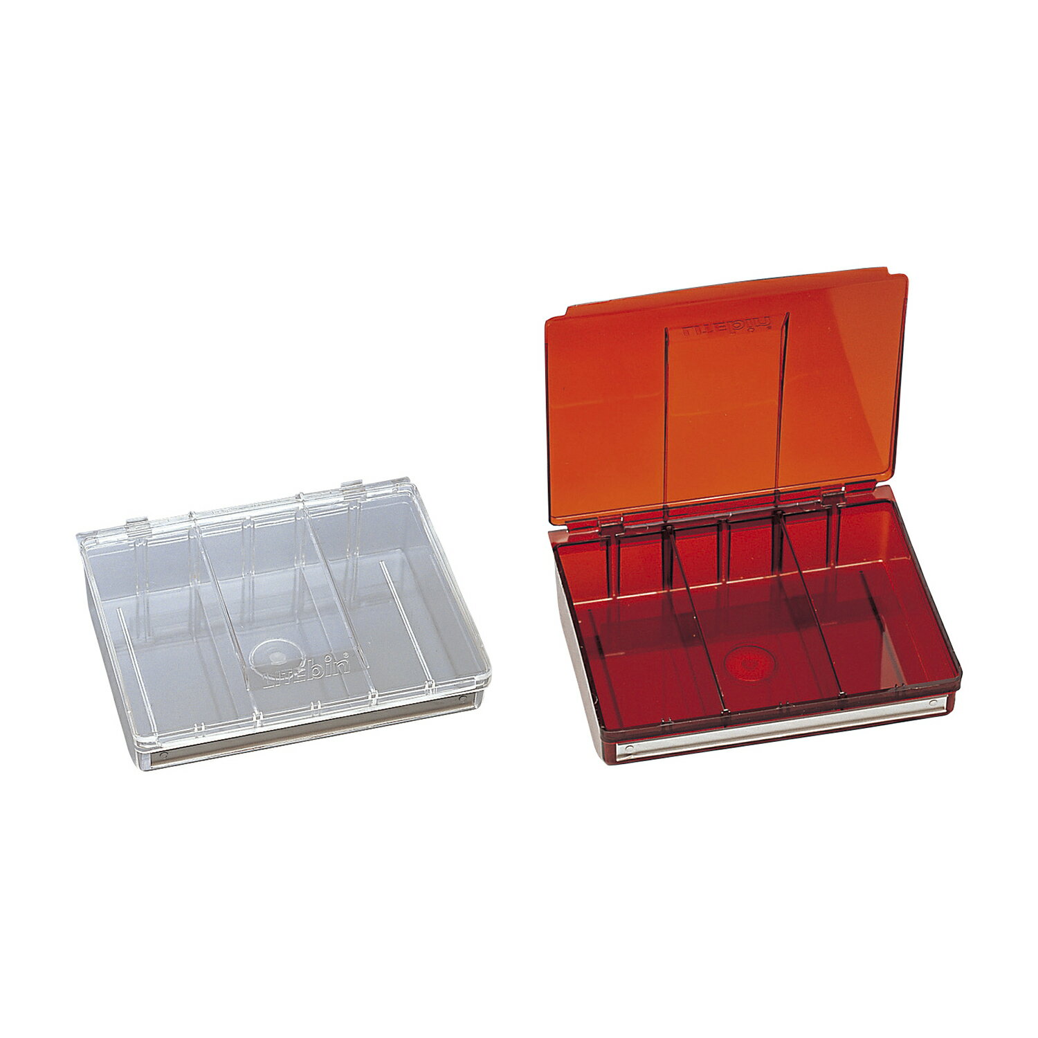 日本ファイリング ライトビン（LBC用）フタ付 LBC用 透明シキリバン2マイツキ(4)