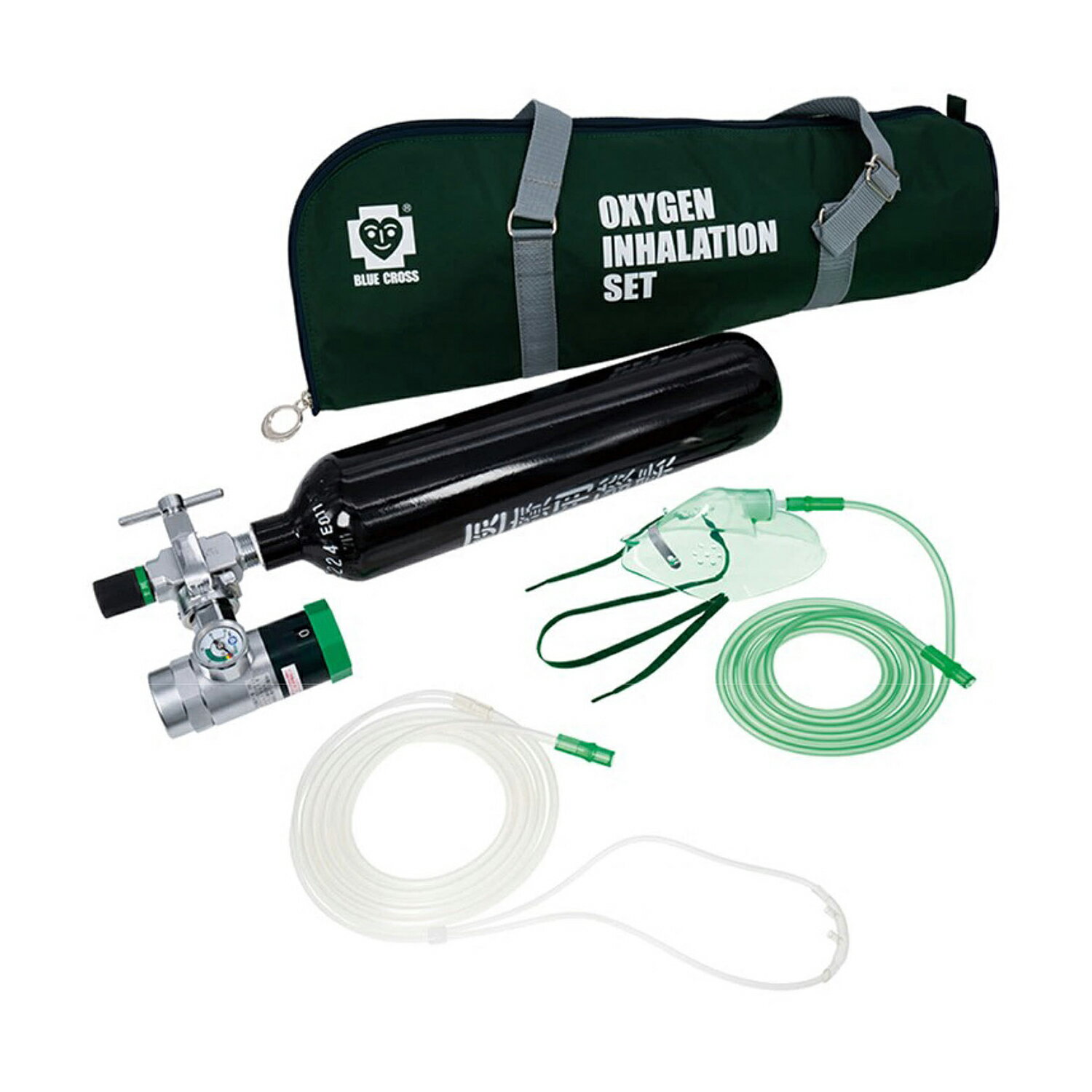 ブルークロス 携帯用酸素吸入器（デラックスタイプ） 01556100 酸素なしOX-100DX