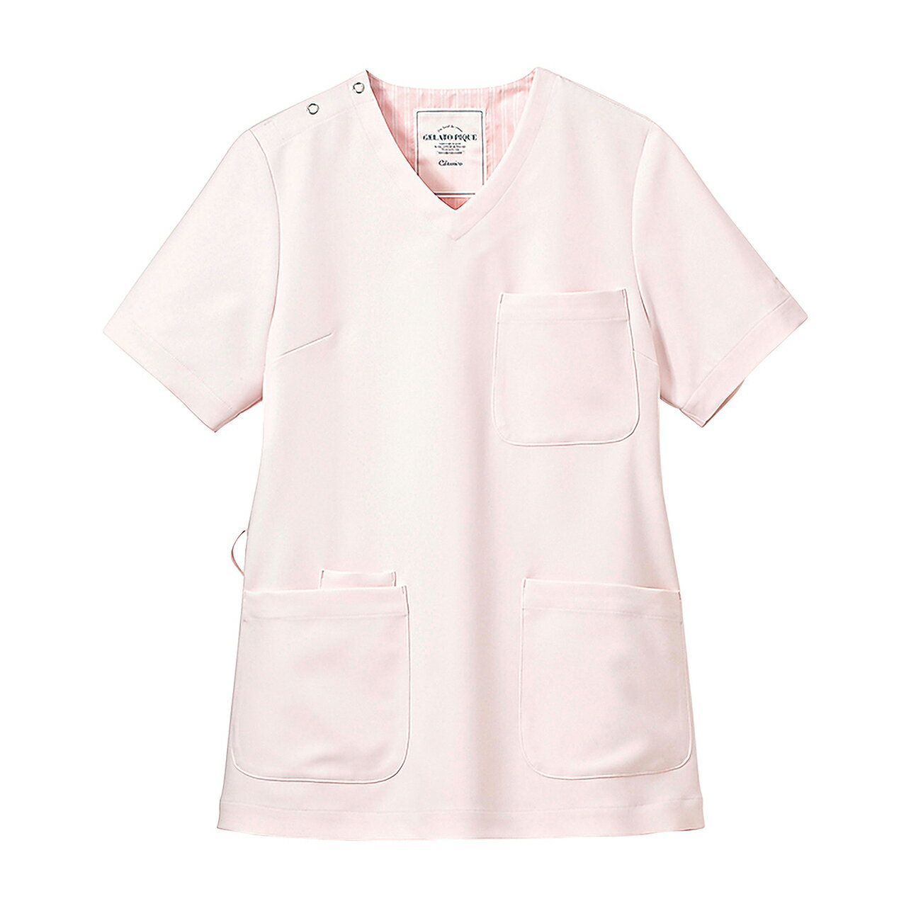 クラシコ ジェラートピケ プルオーバースクラブ EL608(ピンク)のサムネイル