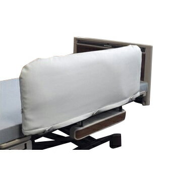 特殊衣料 サイドレールクッションカバー（両面） 両面L グレー 特殊衣料0101(L)