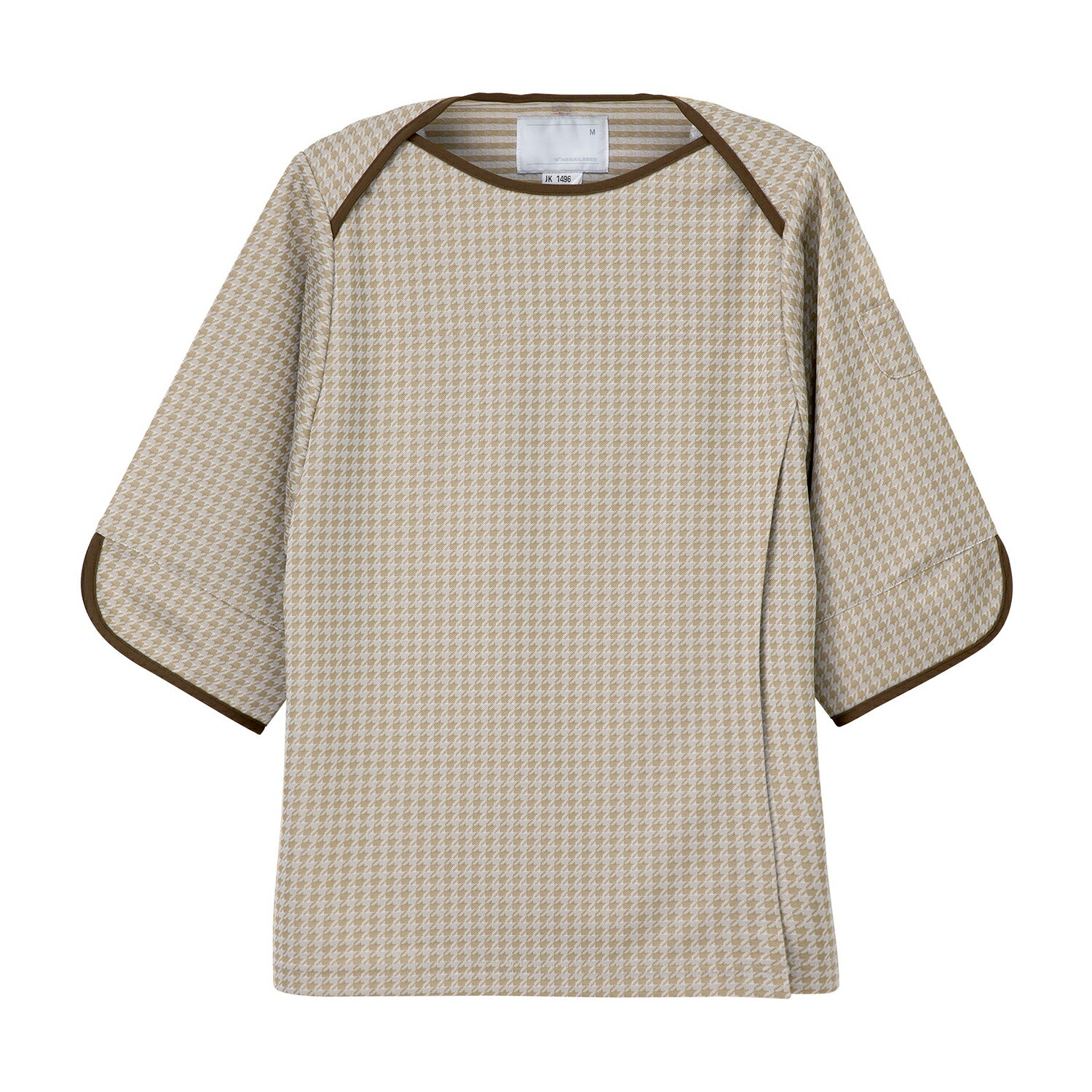 ナガイレーベン 検診衣上衣 ベージュJK-1496(LL)