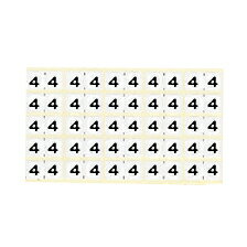 ケルン カルテナンバーラベル 番号指定：4KS-757(15X30MM)250イリ