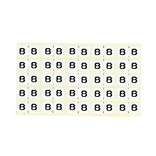 カルテナンバーラベル 番号指定：8ケルンKS-757(15X30MM)250イリ●カルテフォルダーやX線フィルム袋に貼って使うシールです。TDシステムフォルダーにカルテ番号下2桁を明確に表示。また、カラーコード化によりミスファイルがすぐに発見できます。