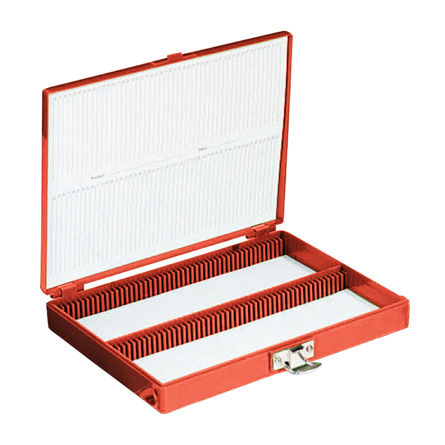 サーモフィッシャーサイエンティフィック カラースライドボックス 25枚用 赤25マイヨウ(4)