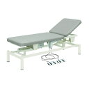 高田ベッド製作所 電動診察台(2M電動ベッド) ビニルレザーグレーTB-949(W65XL190CM)