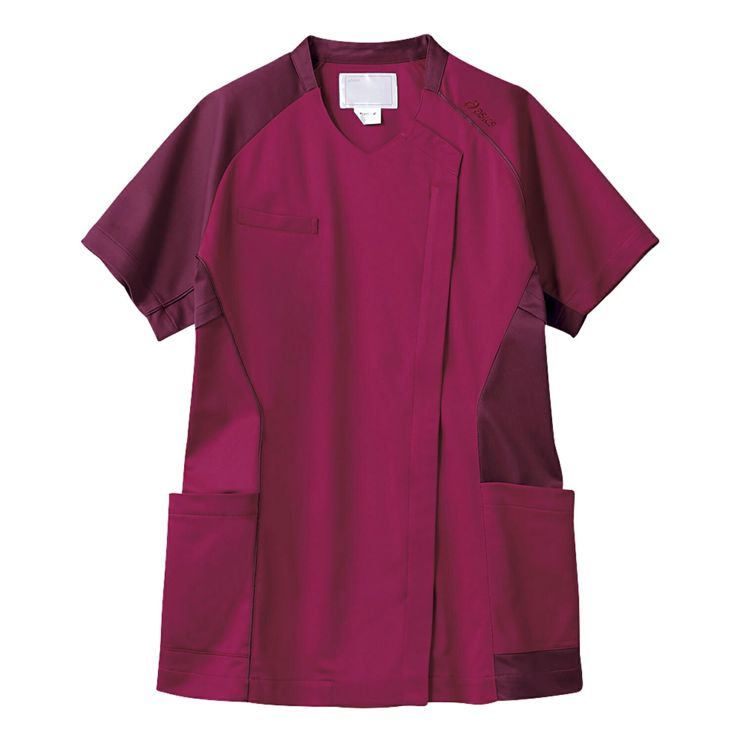 住商モンブラン スクラブ（レディス・半袖） LCHM355-88(バーガンディX