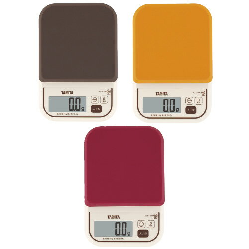 タニタ デジタルクッキングスケール KJ-111M-OR カラー：オレンジ