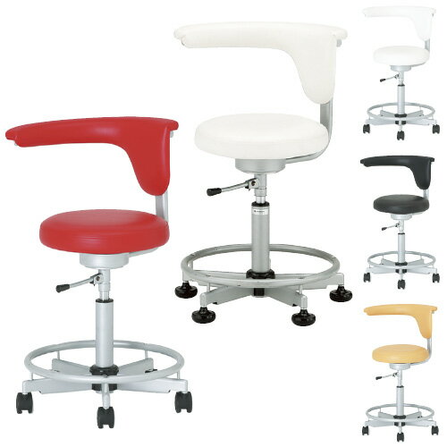 ケルン マルチチェア KA-320 カラー：ホワイト 規格：キャスタータイプ