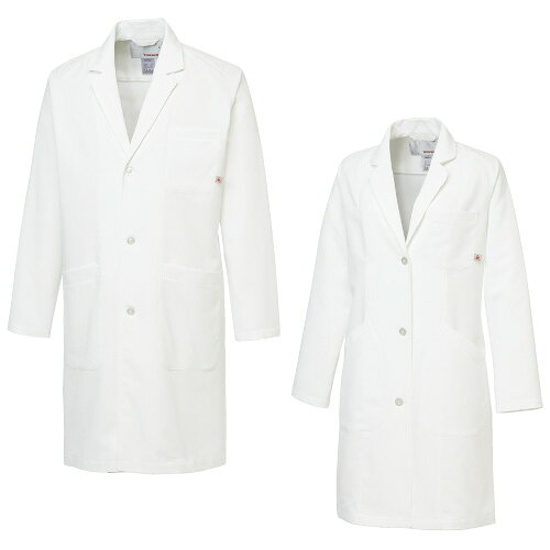 明石スクールユニフォームC レディスドクターコート UQW4101 サイズ:L カラー:バニラ