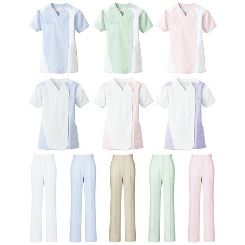 アイトス レディスジャケット 861700-107 サイズ:3L カラー:ホワイト×サックス