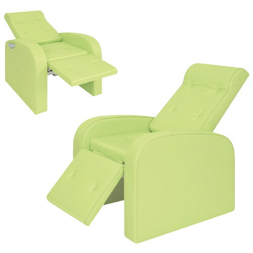 【送料無料】電動リクライニングチェア TB-1207 ビニルレザーライトグリーン