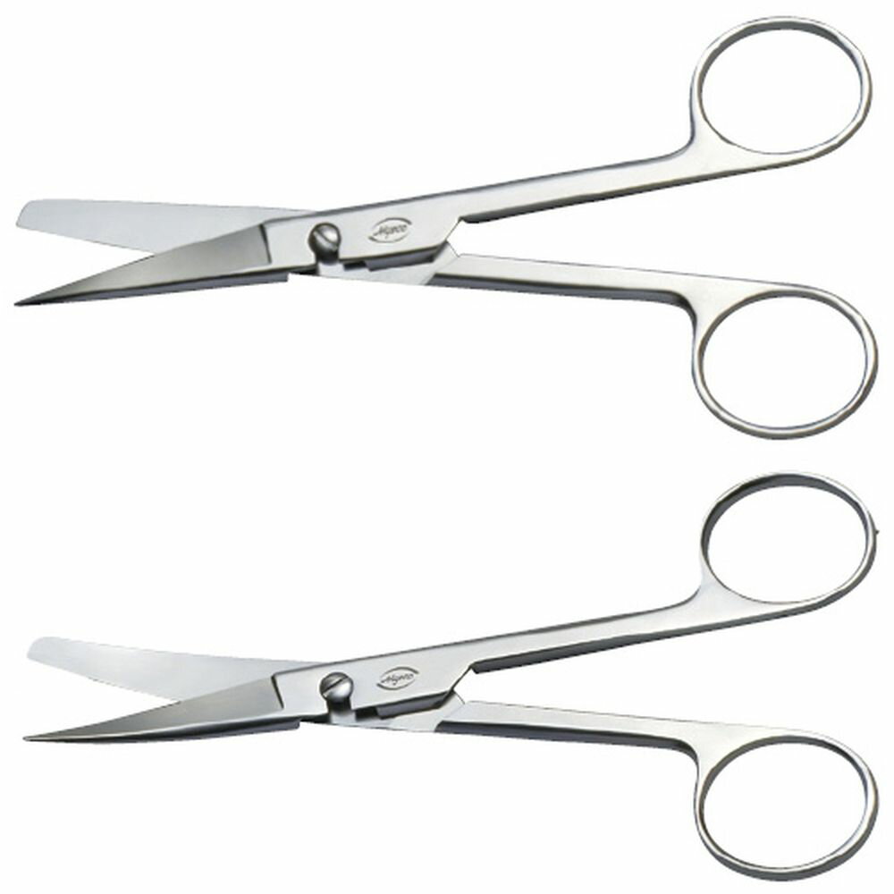 マイスコ外科剪刀 片尖・反（ハズシ） MY-9125BM（140MM） 1本 松吉医科器械 05-2008-01　MY-9125BM(14..