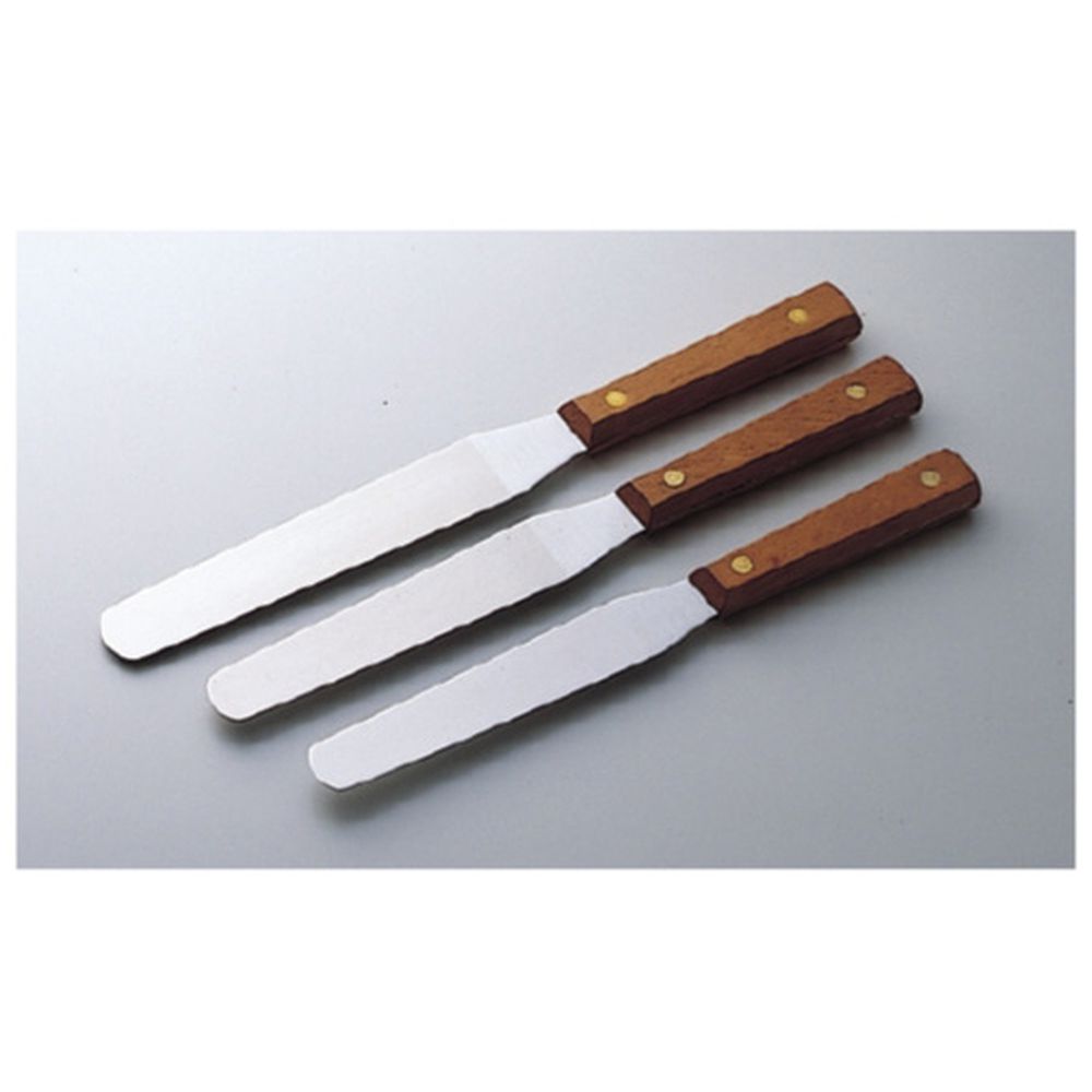 軟膏ヘラ（SS）全長：200mm P-2（ヘラ16X98MM） 1本 サンクラフト 08-2630-05　P-2(ヘラ16X98MM)