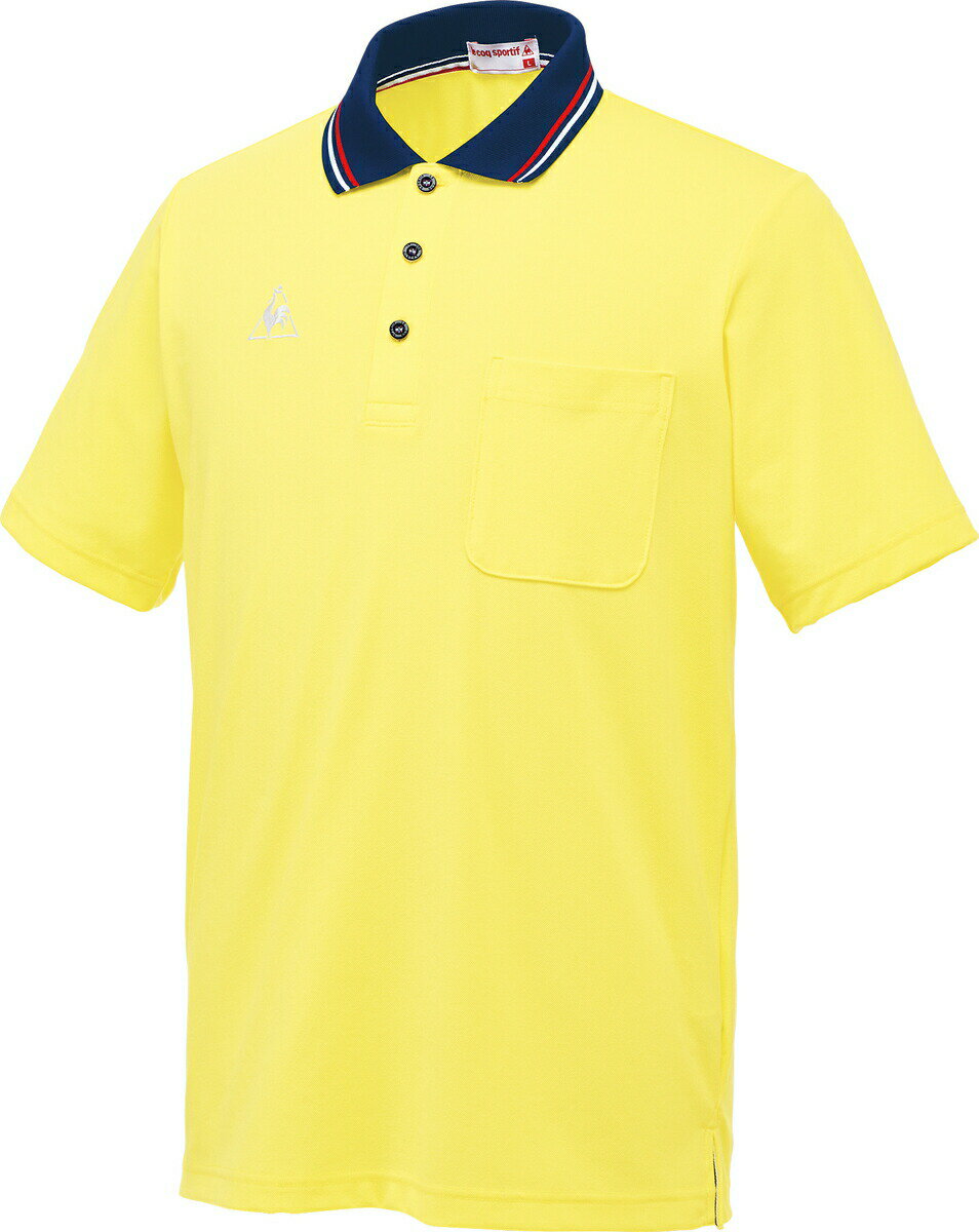 Lecoq ルコック　男女兼用ポロシャツ（受注） UZL3011-70（イエロー） 4L（受注生産）