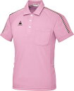 Lecoq ルコック　男女兼用ニットシャツ（受注 UZL3043-9（ピンク） 5L（受注生産）
