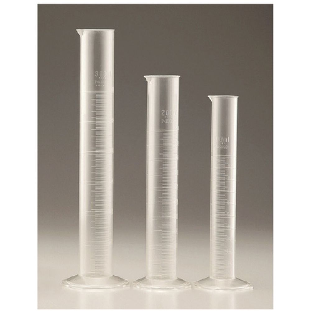 メスシリンダー（TPX製） 01-242-04（100ML） 1本 コクゴ 23-7901-03