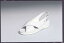ナガイレーベン レザープラットサンダル サイズ24.5cm ホワイト M-9