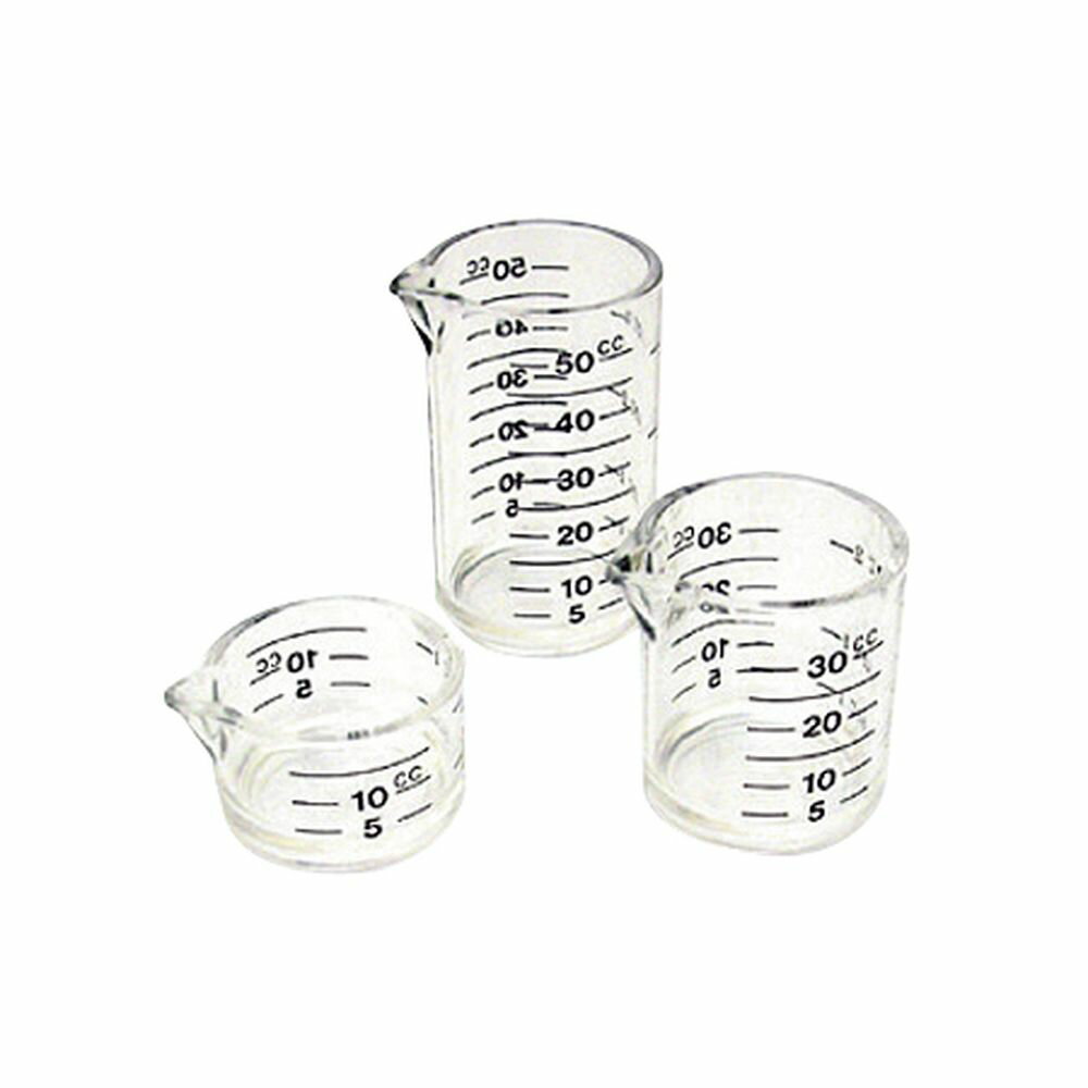 計量カップセット PP-516 (10・30・50CC) 6セット サンクラフト 24-7873-00