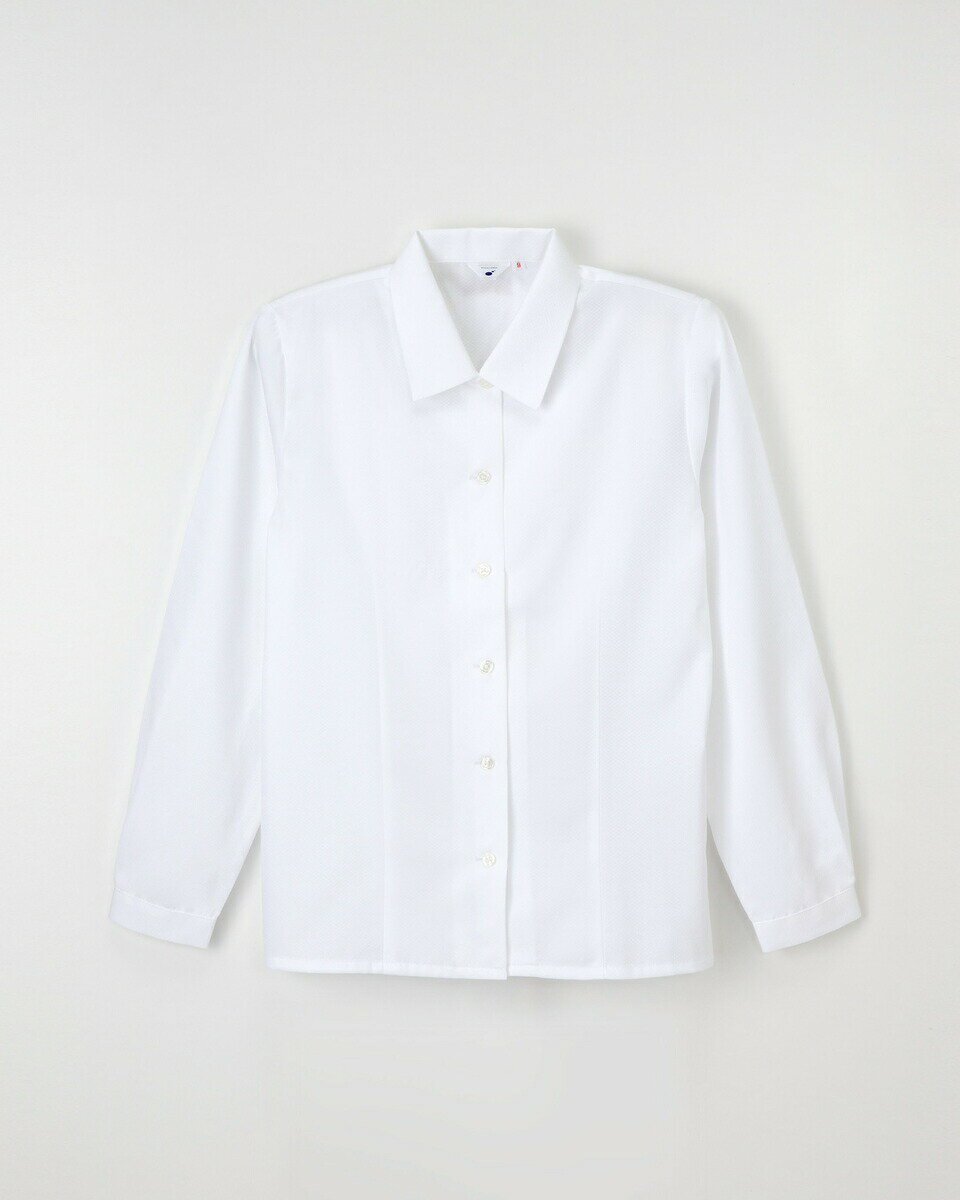 ナガイレーベン ブラウス長袖 OB-6001 サイズ11 ホワイト