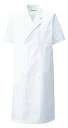 KAZEN（カゼン）　メンズ診察衣W型半袖　117-30（ホワイト）　LL