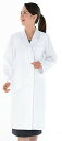 KAZEN（カゼン）　レディス診察衣S型　長袖　120-70（ホワイト）　LL