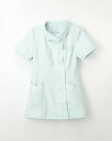 【ナガイレーベン】 女子上衣 FY-4582 サイズ:LLグリーン 【ナース服 白衣】