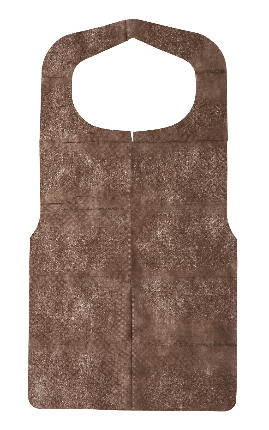 エプロン（A）1枚毎折畳 3082644(ブラウン)50マイ