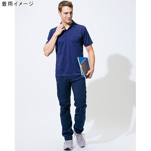 アイトス 大きいサイズ(3L) 吸汗速乾(クールコンフォート) 半袖ポロシャツ(男女兼用) 005/ミントグリーン AZ-10579