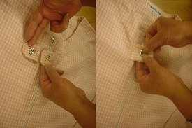 ハートフルつなぎパジャマ M