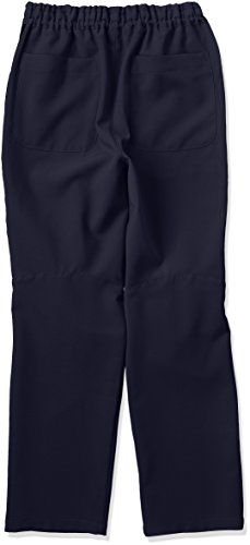 (ミズノ) MIZUNO 男女兼用ライン入りスクラブパンツ【ストレッチ/膝にダーツ入り】医療白衣MZ-0091 MZ0091 C-530 ネイビー/ホワイト M