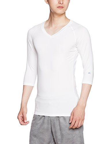 (ミズノ) MIZUNO 男性用アンダーウェア【ストレッチ/吸汗速乾】MZ0135 MZ0135 C-1 ホワイト S