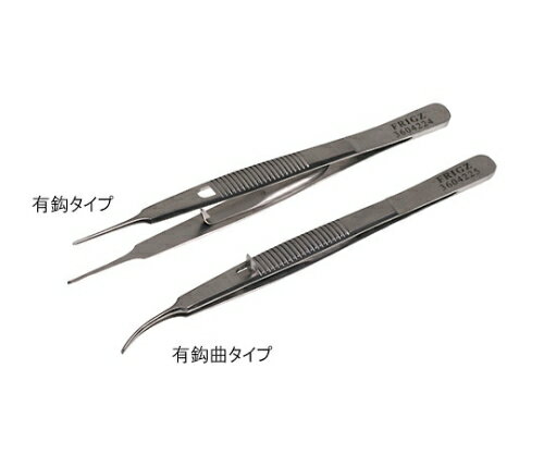 【送料無料】 スチーブンデリケートピンセット　有鈎 A360-4224(11CM) 【ネコポス】