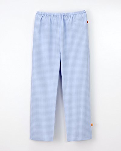 医療用ユニフォーム 男女兼用患者衣パンツ FG-1513(EL) ブルー