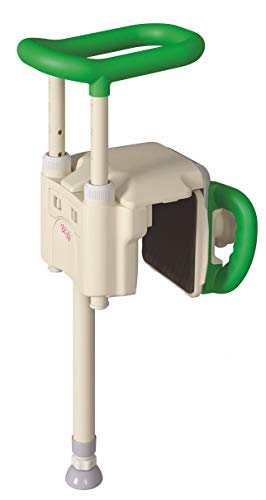 ユニットバス対応浴槽手すり UST-130UB グリーン 536-632 アロン化成