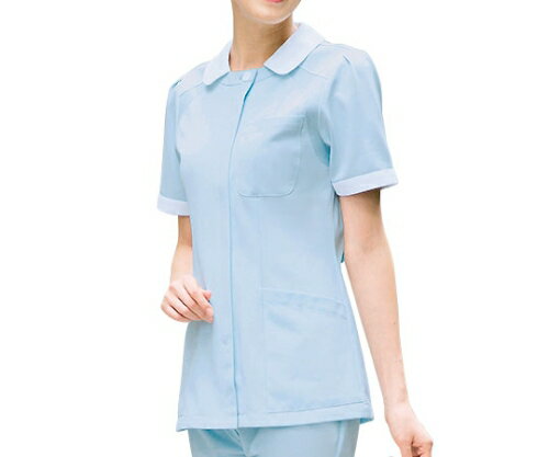 チュニック4L 2007FK-2(サックスXホワイト)