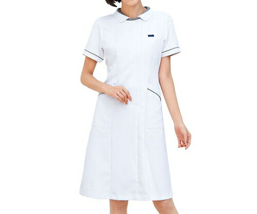 ワンピース4L 3015EW-5(ホワイトXグレー)