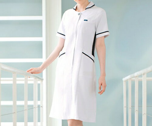 ワンピースSS 3017EW-7(ホワイトXネイビー)