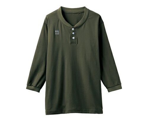 キラク ヘンリーシャツS 4K31002-47(カーキ)