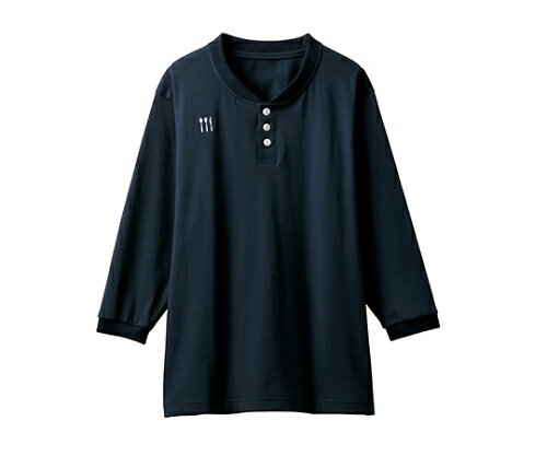 キラク ヘンリーシャツSS 4K31002-89(ネイビー)