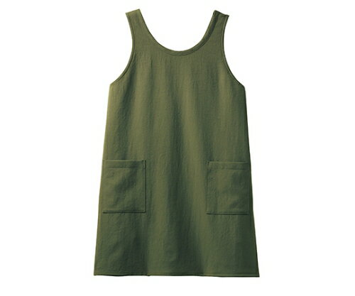 キラク チュニックエプロンBL 4K78001-47(カーキ)