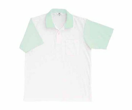 キラク　ポロシャツ3L CR024-40(ホワイトXミント)