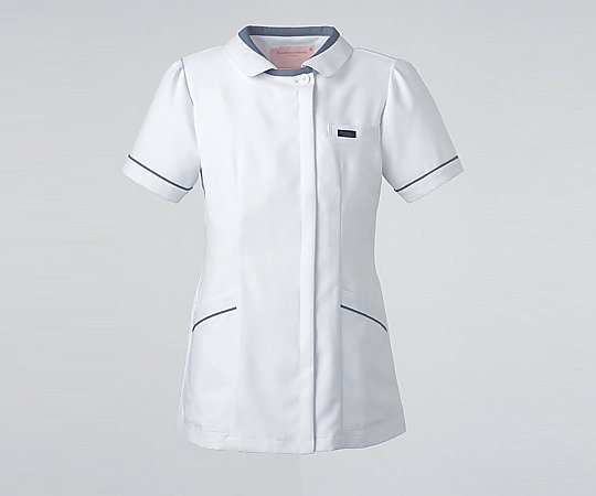 チュニックLL 2015EW-5(ホワイトXグレー)