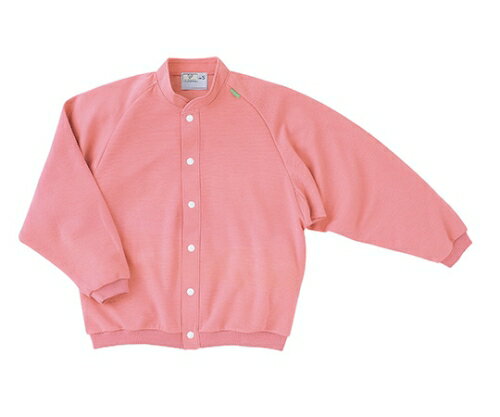 キラク 前開きシャツ M CR805-14(ピンク)